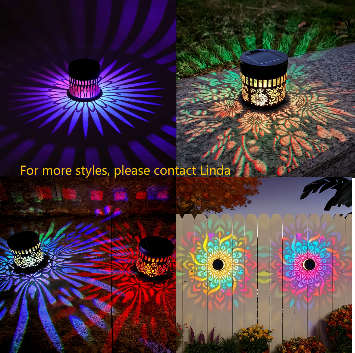 Solar Outdoor Courtyard Mandala Iron Art Waterproof Villa Garden Atmosphere Decoration Landscape Lawn Decoration Light