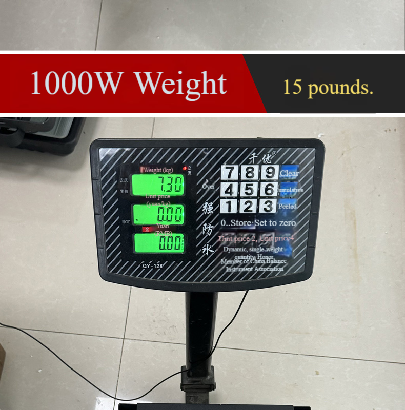 High Power Stadium Tunnel Light Projector 1500W 1000W 800W 400W LED Tunnel Floodlight