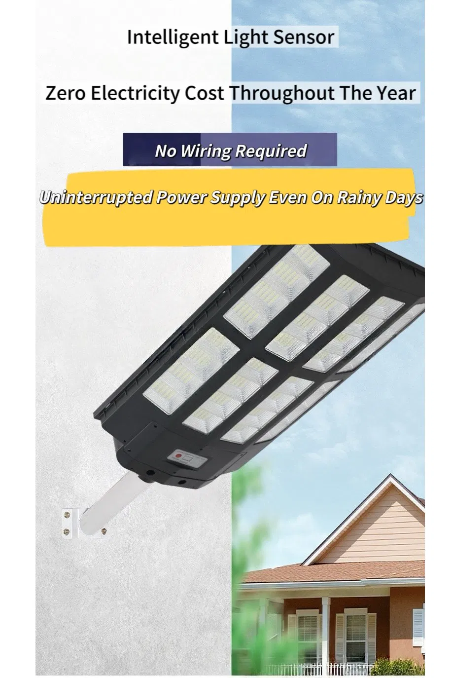 High Power 1000W Solar Street Light Detail 1