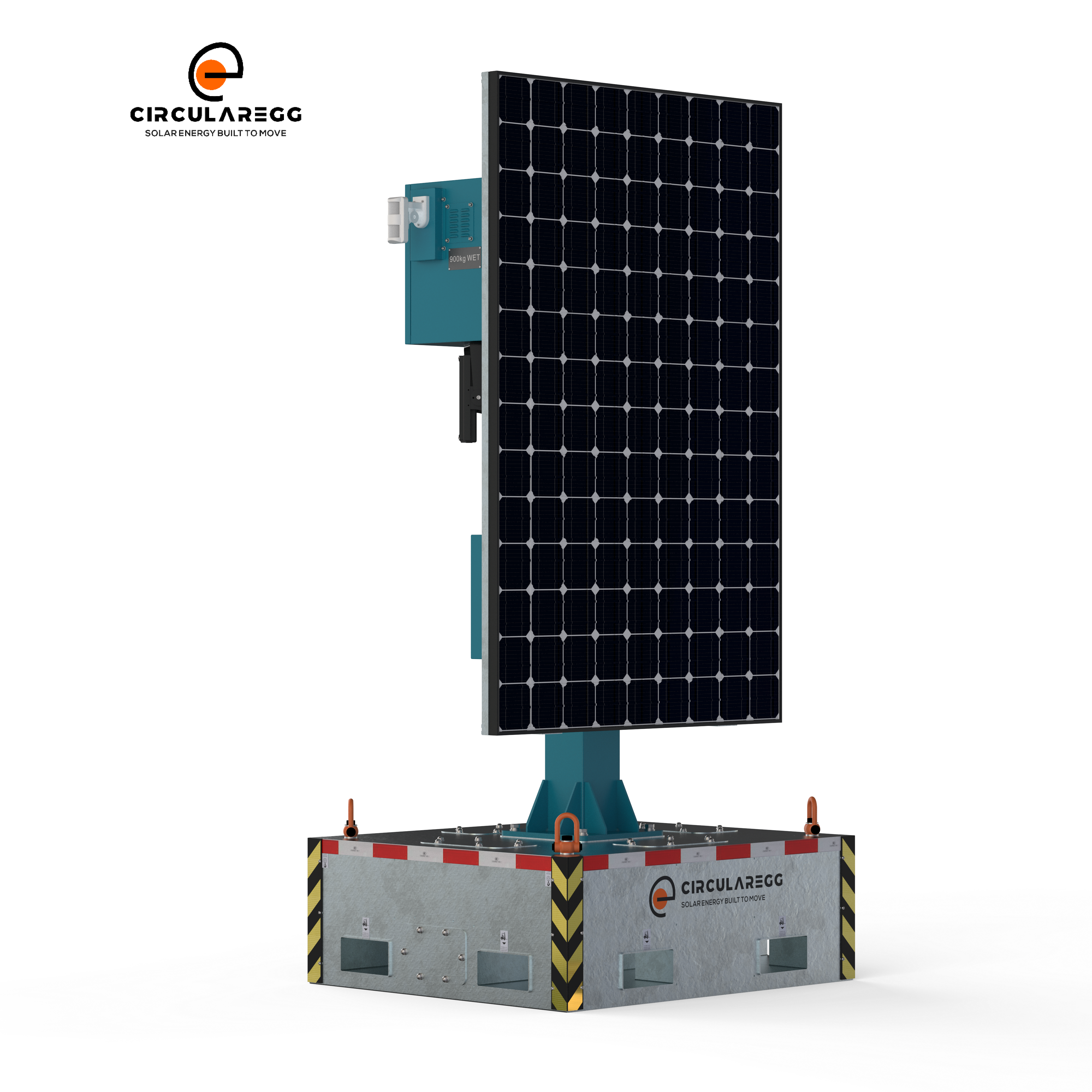 In Stock 120W LED Flood Light Solar CCTV Light Tower For Street Construction