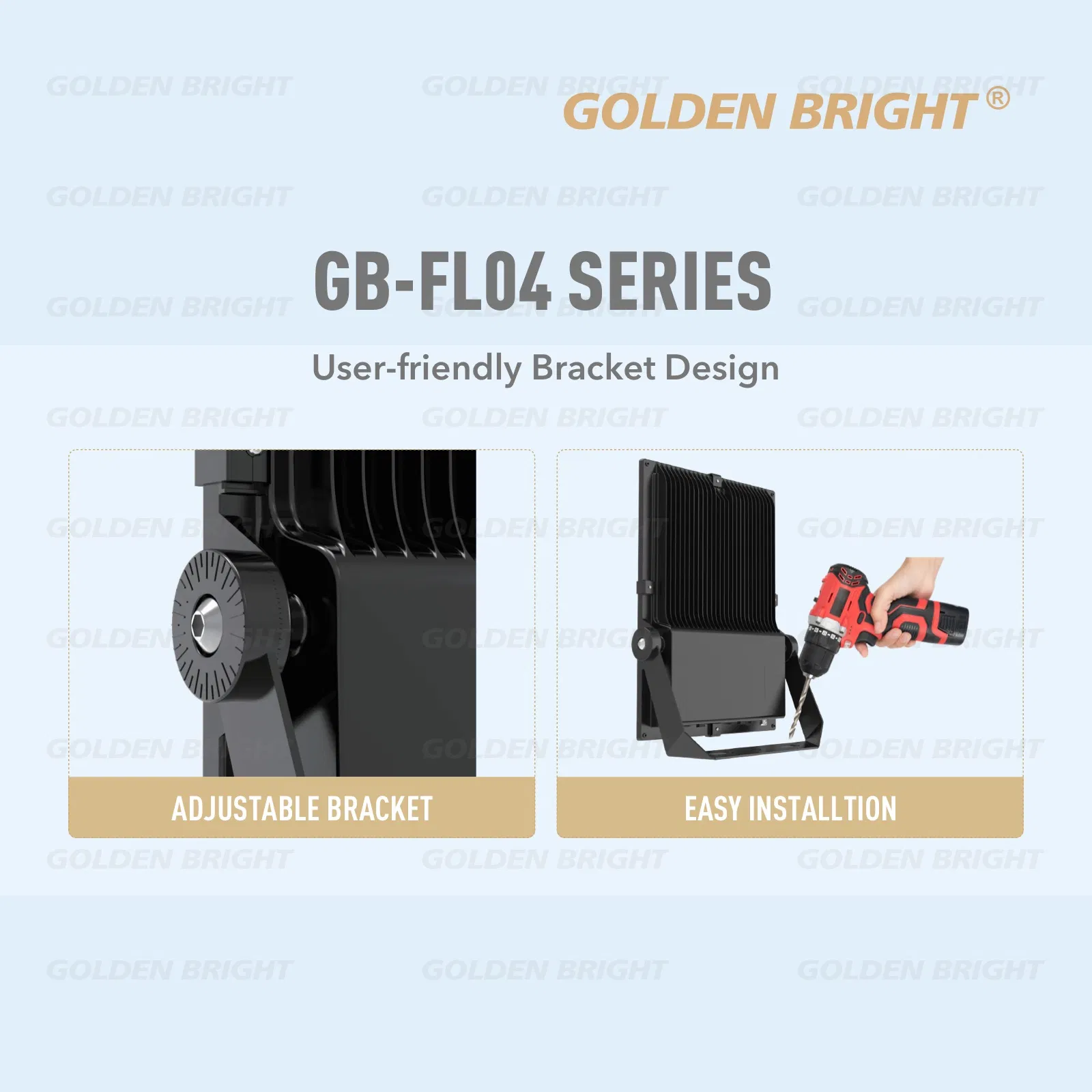Outdoor AC LED Flood Light IP66 Waterproof High Brightness Floodlight