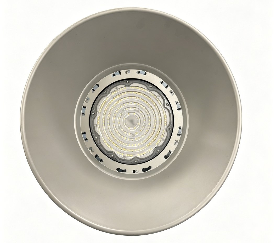 100W High Bay Light LED Warehouse High Bay Lamp Excellent Heat Dissipation Energy Efficient for Garage Production Workshop and Logistics Park Lighting