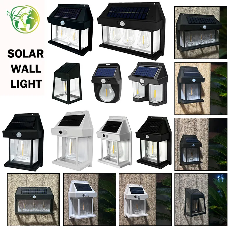 Heat-Dissipating Solar Wall Light for High-Temp Areas with Aluminum Heat Sink