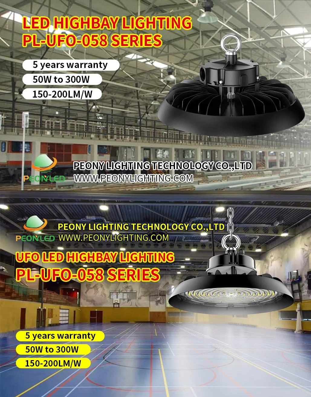 UFO Warehouse LED High Bay Light Packages