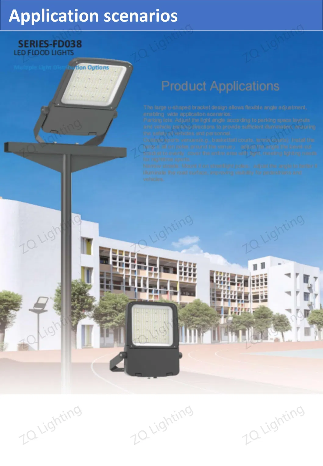 LED Flood Light Outdoor LED-Light Floodlight Projector 50W 100W 150W 200W 300W 400W 500W 1000W Watt LED Stadium Light Garden Landscape Tennis Court Solar Lamp