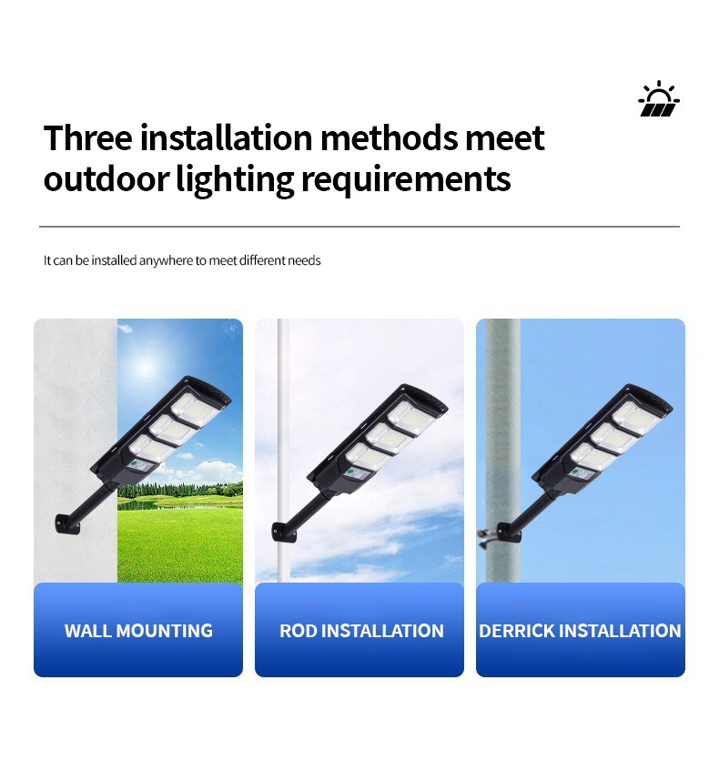 Solar street light detailed view 9