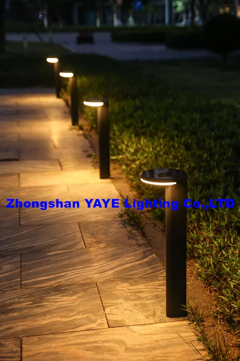 Outdoor Waterproof Landscape Park Solar Power LED Wall Garden Lawn Pathway Rechargeable Decorative Light