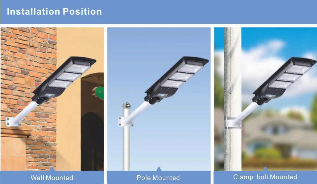 Plastic Integreted Polycrystalline Plaza Solar Street Light Component Detail