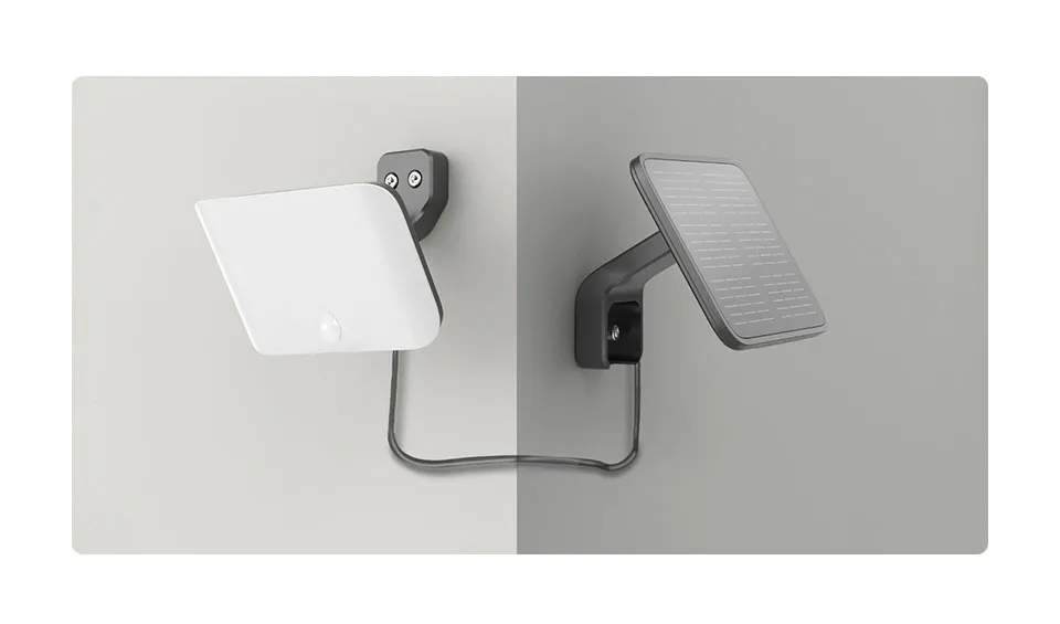 Solar Garden Sensor Night Light Wall Lamp 3 Working-Modes+Type C/Solar Panel Charging