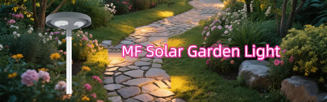 Monocrystalline Solar Panel LED PV Solar Street Garden Light Banner