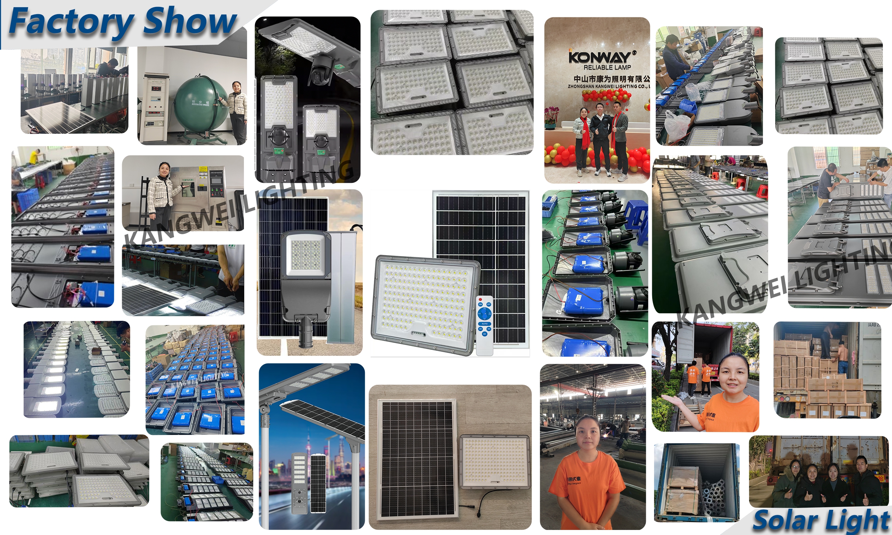 Solar Light Production Display