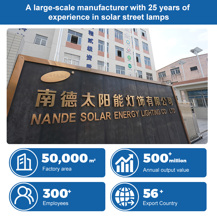 NanDe 2 Years Warranty Waterproof Ip65 60w 80w 120w Aluminum Highway Park All In One Led Solar Street Lights