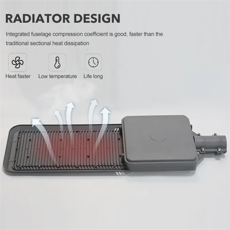 IP65 Outdoor Solar LED Street Light All-in-One Design With Built-in Panel And Battery