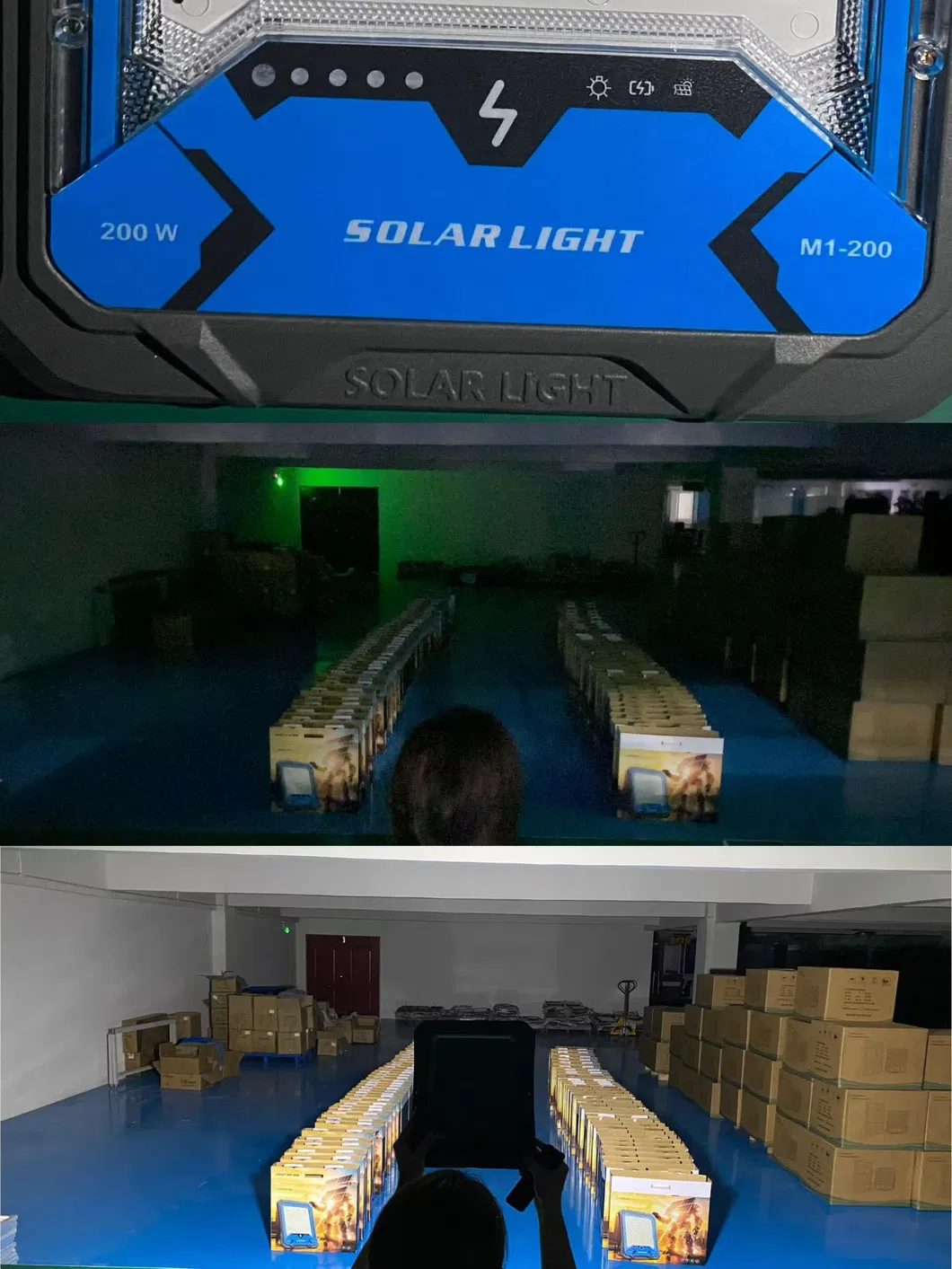 Solar Floodlight 200W-2000W All-in-One LED Solar Projector Light IP65 Waterproof Outdoor Lighting