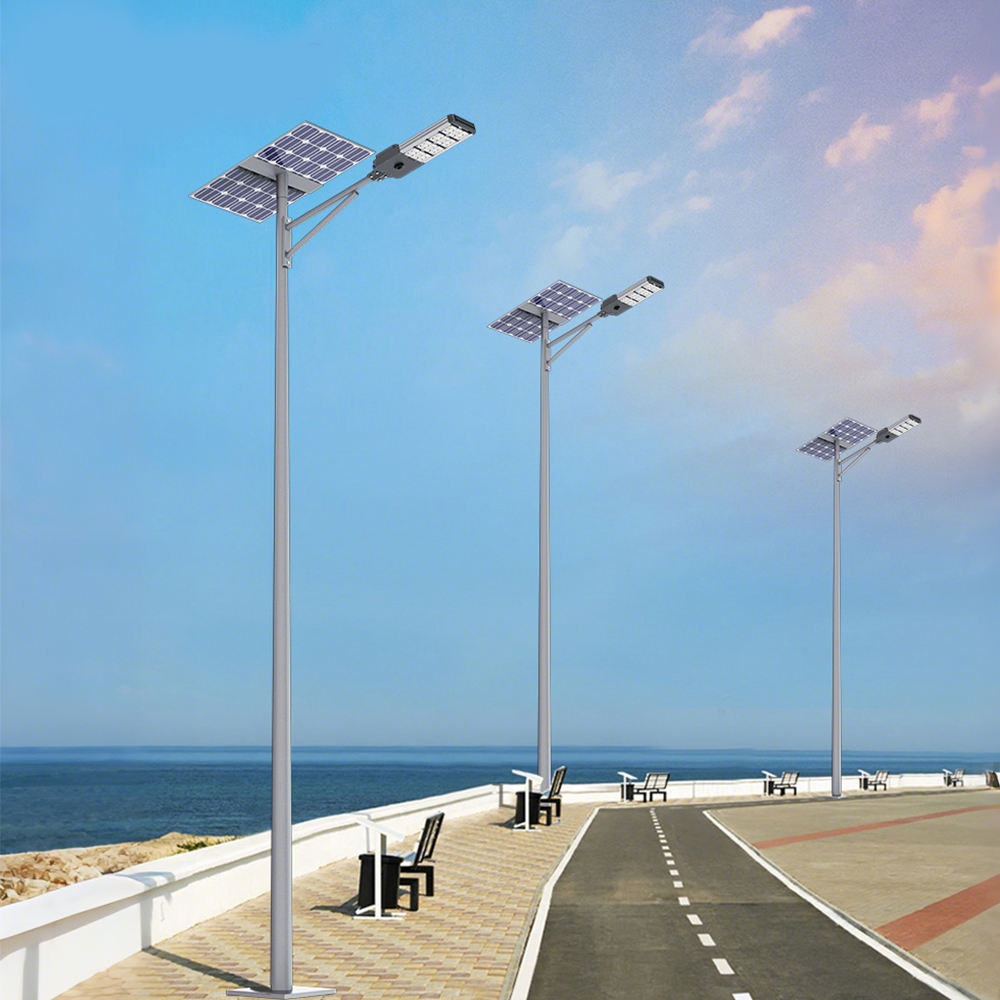 Hot Selling High Efficiency Split Type LED Solar Street Light Aluminum Waterproof Street Light for Road Garden Square Highway