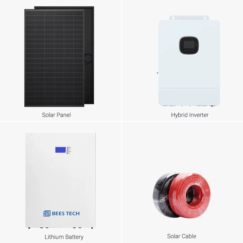 Solar Energy System 1000W 3KW 5KW 8KW 10KW Hybrid Solar Power System Panneau Solaire Kit Complet Pour Une Maison