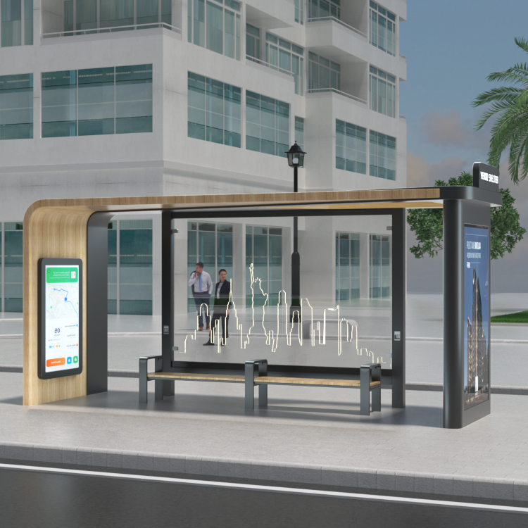 Bus shelter design option 6