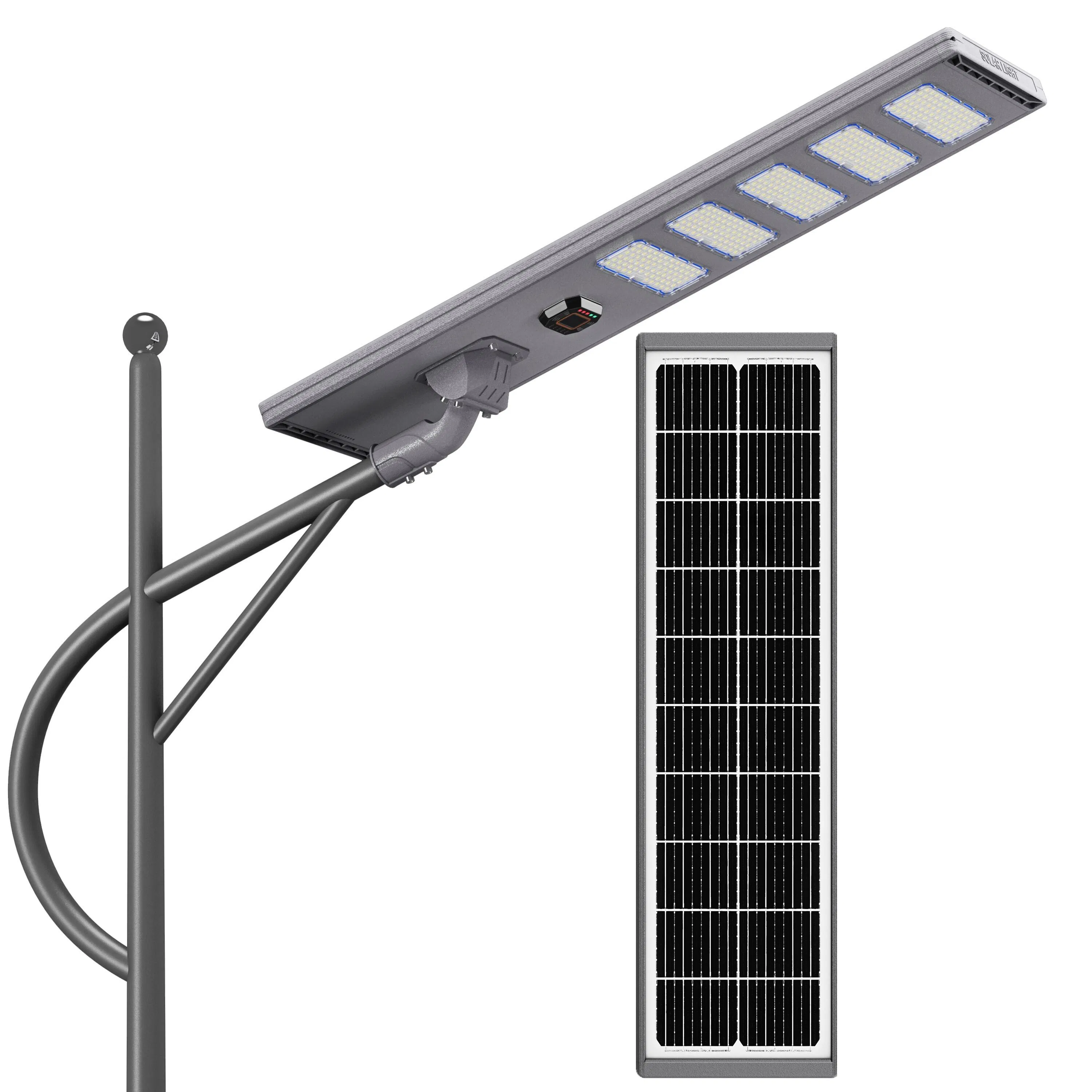 Yaye Hot Sell CE200W/300W/400W/500W/600W Aluminum All in One LED Solar Street Road High Way Wall Washer Light 3 Years Warranty/Lithium Battery/Remote Controller