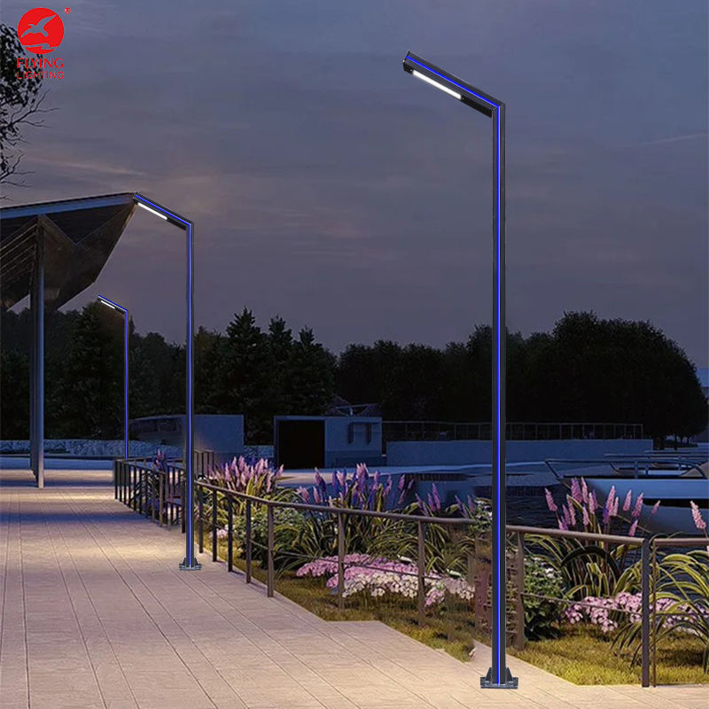 Customized Outdoor Waterproof Aluminum Led Lamp Pole Villa Courtyard LED Landscape Garden Light