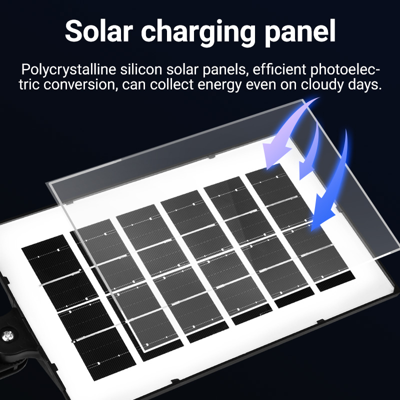 Super Bright Solar Outdoor Garden Wall Light New Rural Automatic Remote Control Sensor Waterproof Street Light 6000K 100000