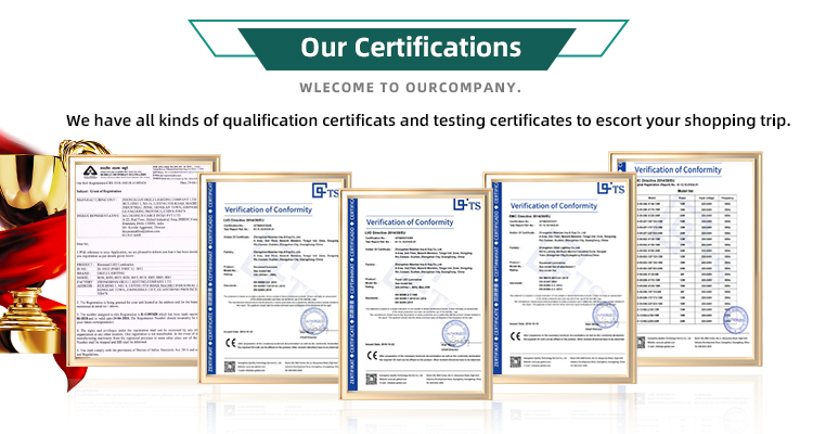 CE RoHS BIS Certificates