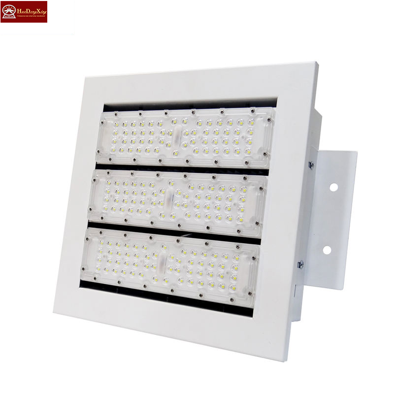100W/150W/200W LED Canopy Light ROHS Certified Die-Cast Aluminum Shoe Box Reflector Service Station Modular Flood Lamp AC Power