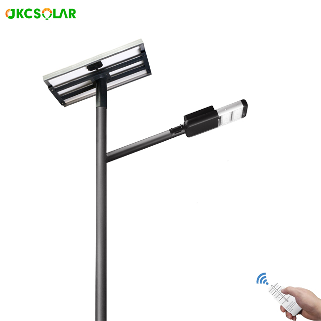 Energy Saving DC Led Split Solar Street Lights and Solar Cells With High Lumen with Light Pole
