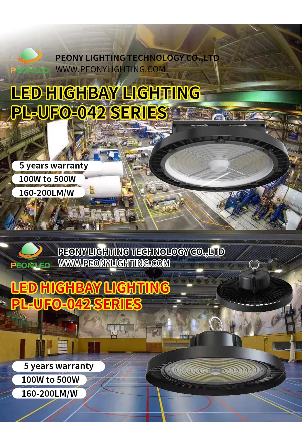 UFO LED High Bay Light Industrial Applications