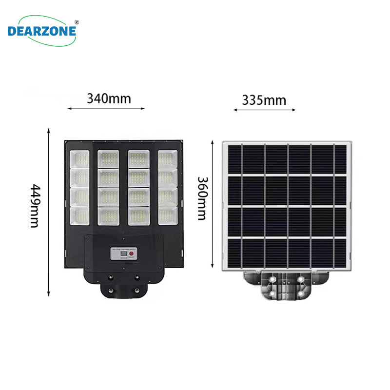All in One Outdoor Waterproof Solar Street Light Detail