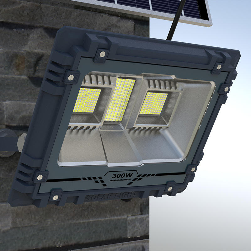 Solar Aluminum LED Floodlight IP65 Waterproof Glass Shade FCC Certified Outdoor Road Light Super Bright 45 Beam Angle New