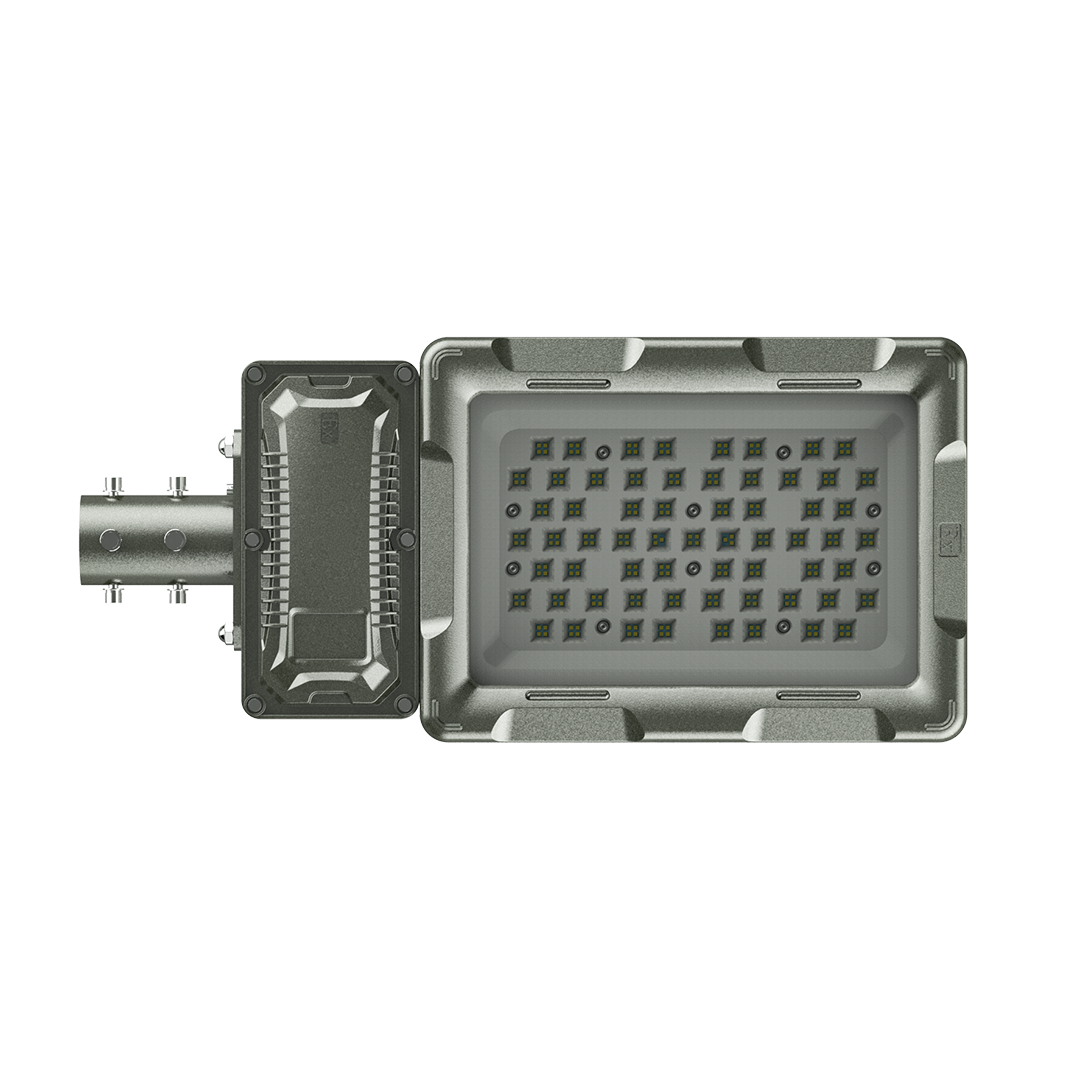 60W 80W 100W Explosion-Proof LED Street Light With Class 1 Div 2 IP66 &amp; IP65 Rating Glass &amp; Aluminum Body