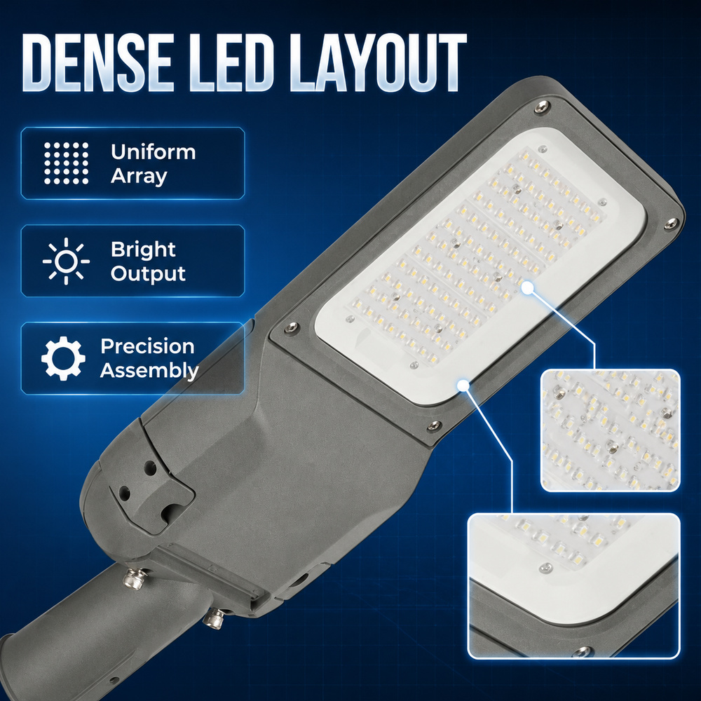 High Power 50W/100W/150W Aluminium Outdoor Street Lamp IP65 Rated Integrated LED Solar Garden Light 5 Year Warranty