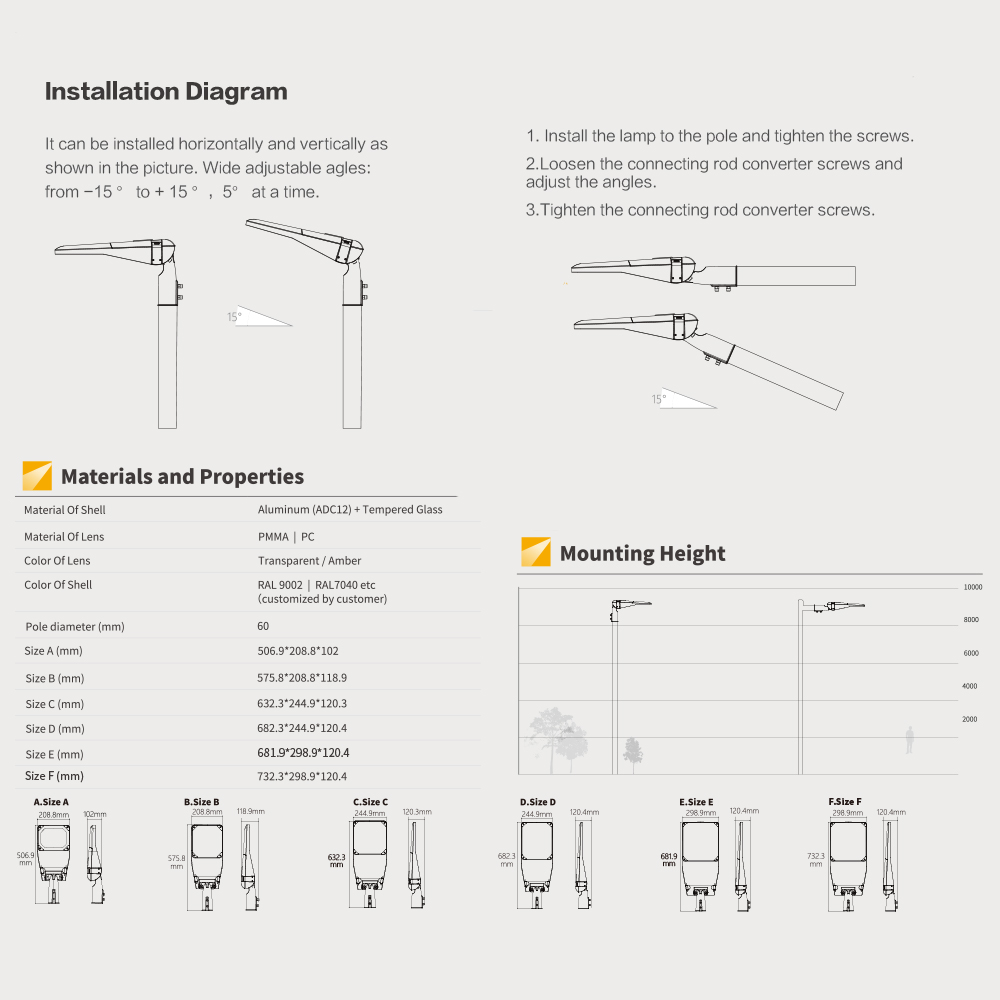 High Quality IP65 Waterproof Outdoor Led Solar Light 100w 200w 300w 400w 500w Street Lights