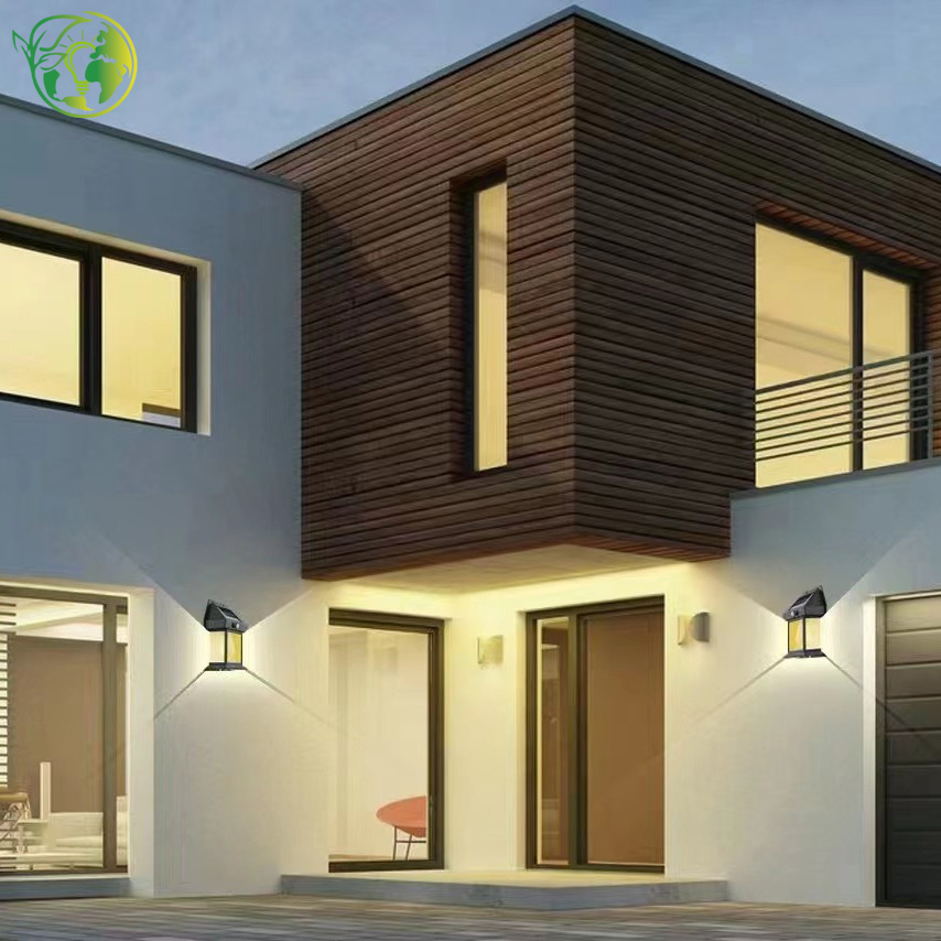 Heat-Dissipating Solar Wall Light for High-Temp Areas with Aluminum Heat Sink