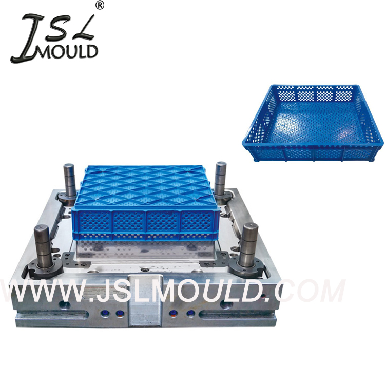 Taizhou Custom Plastic Injection Mold Fruit Vegetable Crate Mould