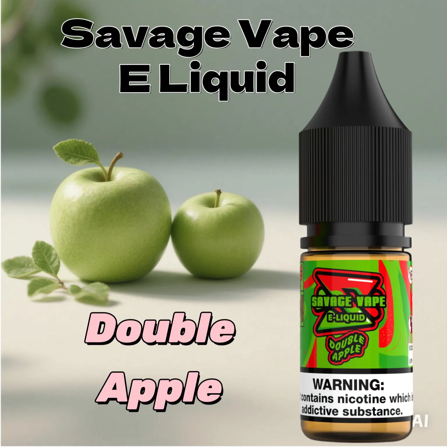 Bottle Liquid Ejuice Juice E-Liquid Freebase Nicotine OEM Customized Free Design Packaging Stickers Fruit Flavors