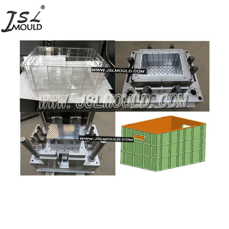 Custom Plastic Injection Mold Vegetable Fruit Basket Mould Fruit Crate Mold