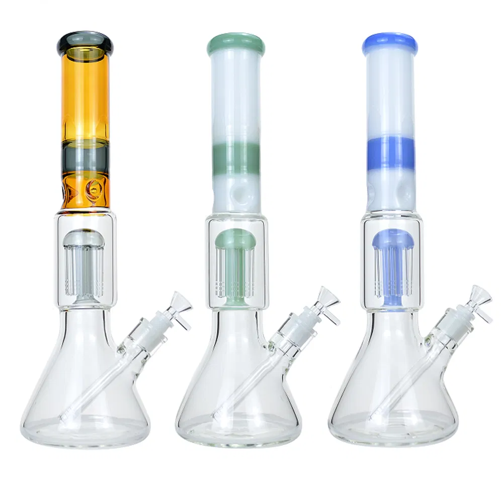 Factory Wholesale Percolator Glass Water Smoking Pipe High Quality Tobacco Bowl Glass Craft Glass Pipes Bubbler