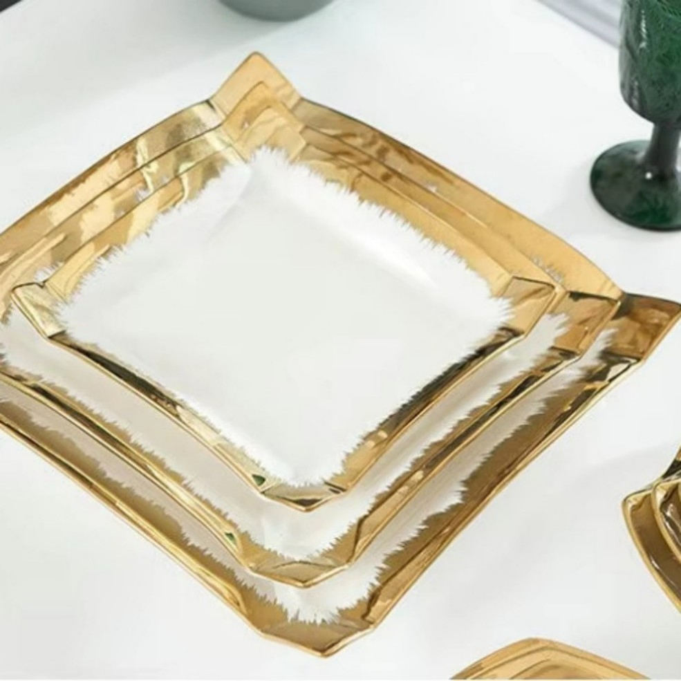 Porcelain Dishes &amp; Plates Dinnerware Tableware Restaurant Sets Ceramic Plate Dinner Set