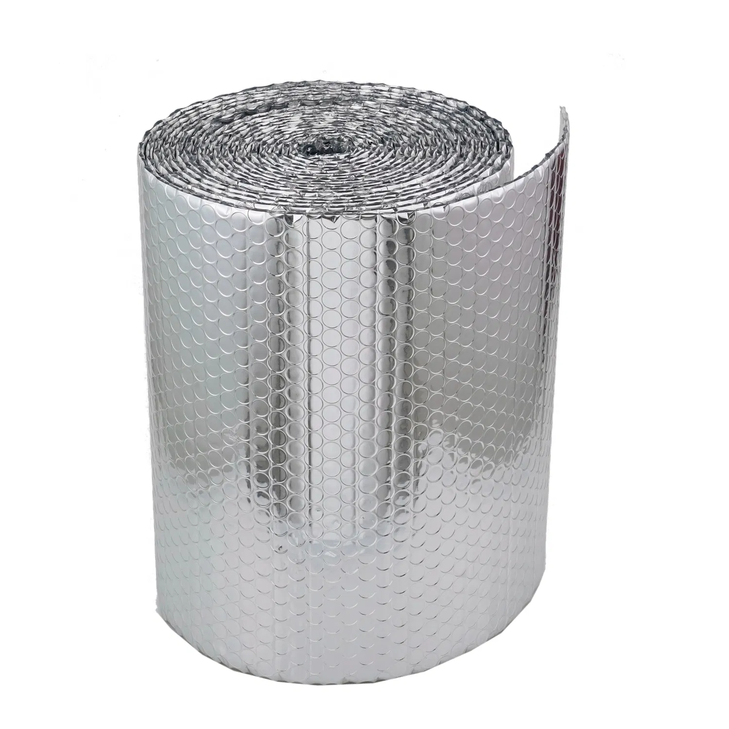 Double Sided Aluminium Foil Insulation with Bubble Inside for Roof Insulation Cool Barrier Green Insulation Air Bubble Sheet Roll