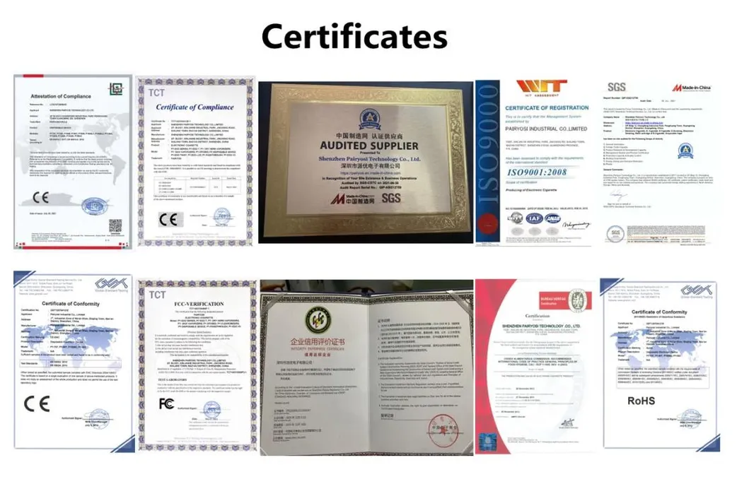 Certificates