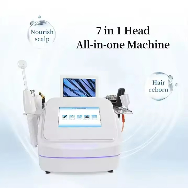 Professional 5-in-1 Multi-functional ABS Portable Desktop Hair Scalp Analyzer Tricoscope Digital Microscope Machine SPA/Salon