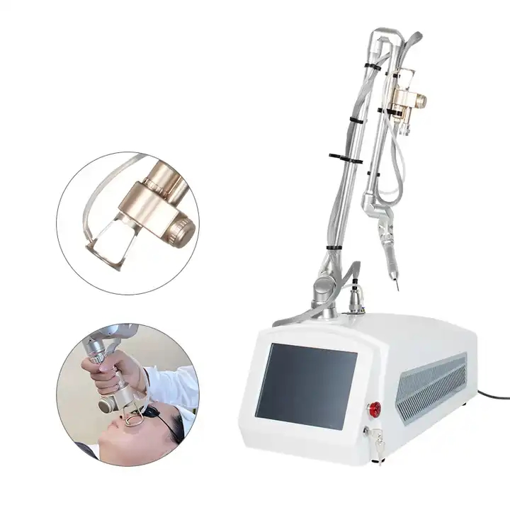 High-Tech Desktop CO2 Fractional Laser Machine with RF Tube Equipment for Skin Tightening