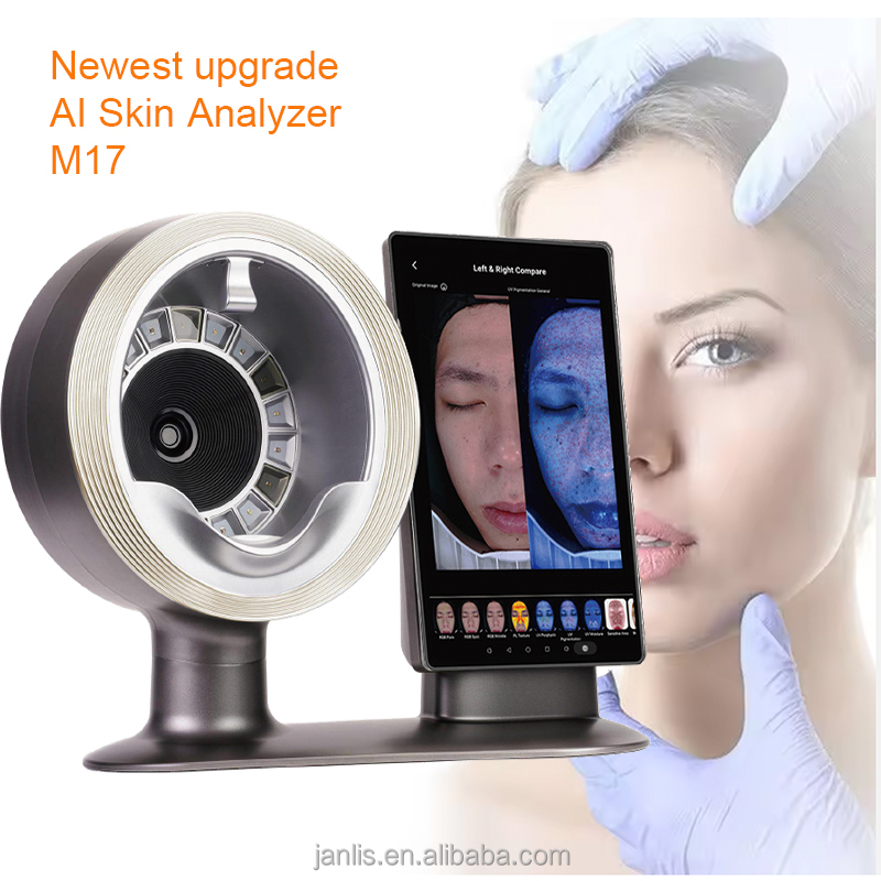 Portable 3D Ai Face Skin Diagnostics Analyzer Facial Tester Scanner Magic Face Mirror Device Analysis Machine Skin Analyze