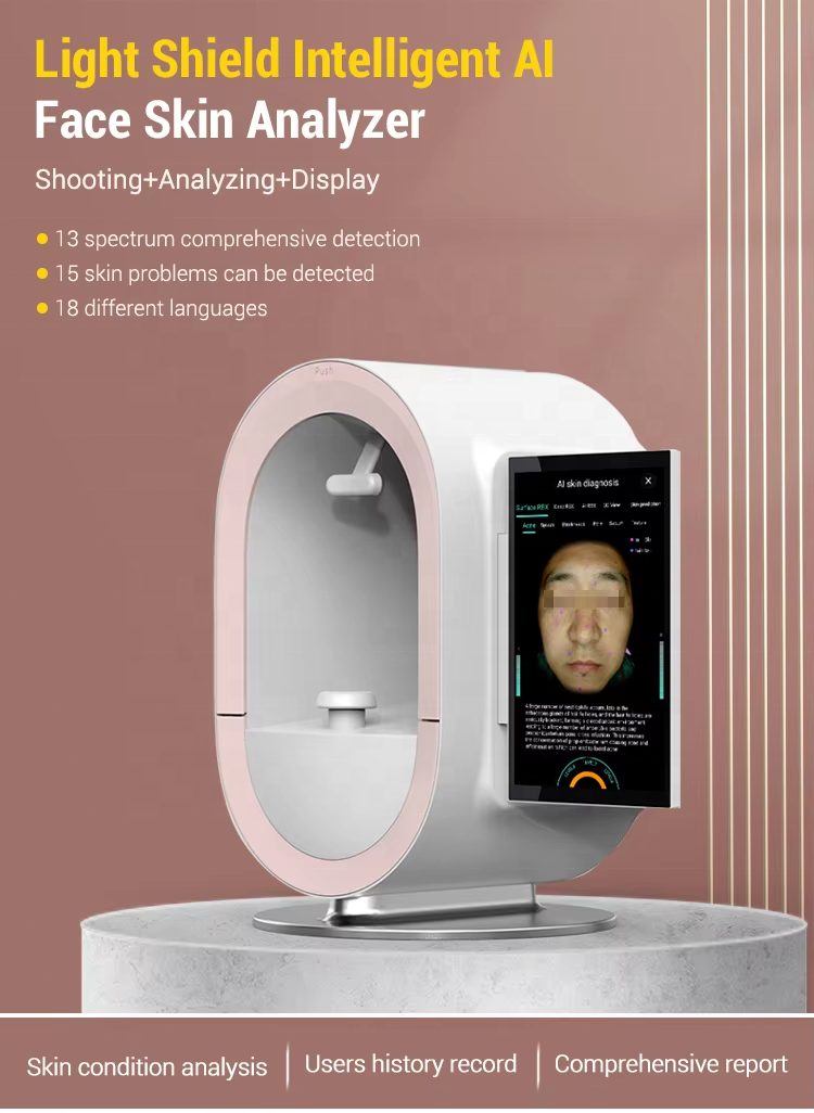 Skin analysis report dashboard