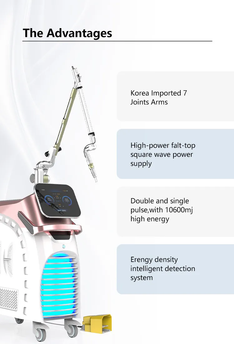 Newest Shell Picosecond Laser Tattoo Removal Machine with Factory Price