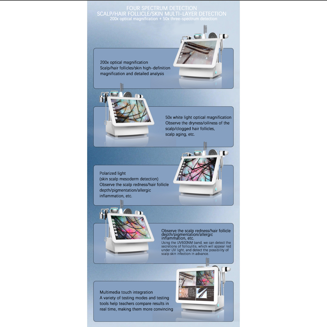 Scalp care machine detail 6