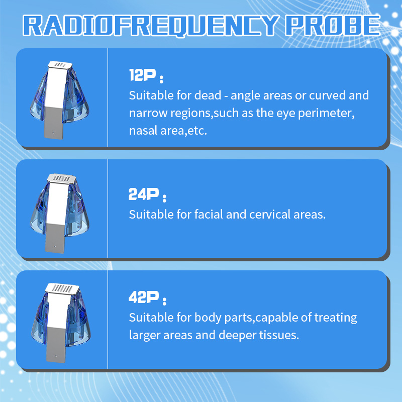 Ice Gold 2 Handles Wrinkle Removal Skin Tightening Anti-Aging RF Microneedling Machine