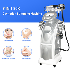 Laser-Lipo Beauty Slimming Machine Vacuum 9 Handles Frequency 360 Degree-Ultrasonic-Fat Cavit Machine