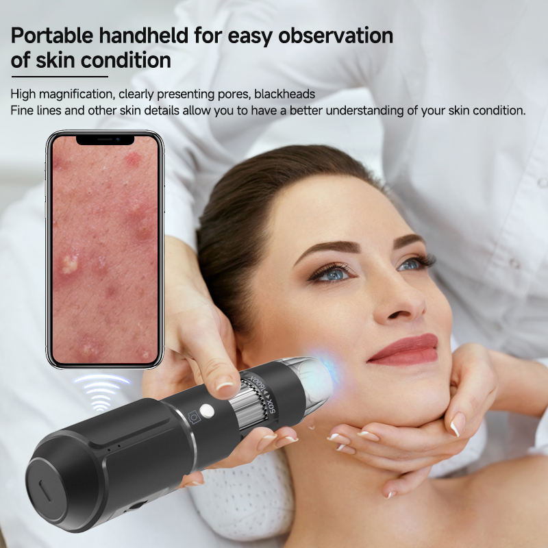 1600X Wireless WiFi Digital Microscope for Skin Hair Beauty Compatible with iPhone Android